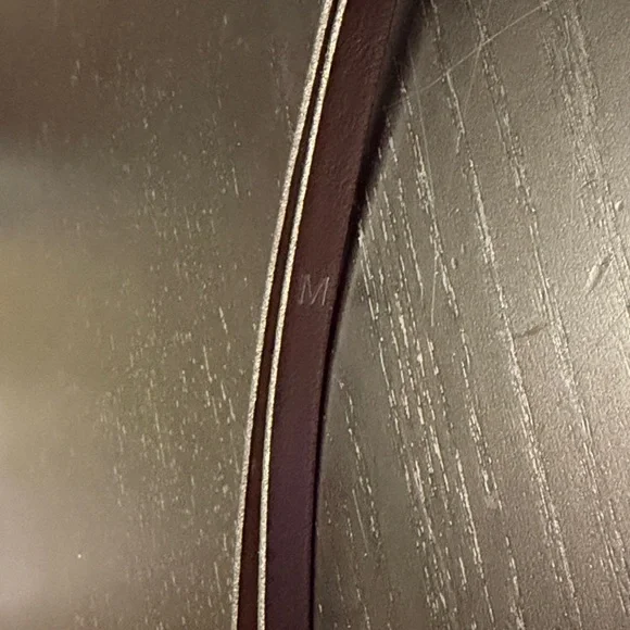 J Crew Snakeskin Print Genuine Leather Made in USA Women’s M Skinny Belt - Picture 3 of 8